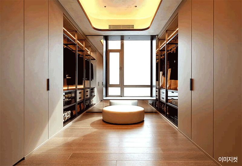 대전 하늘채 루시에르 4BAY 맞통풍 구조 채광 통풍 우수 평면